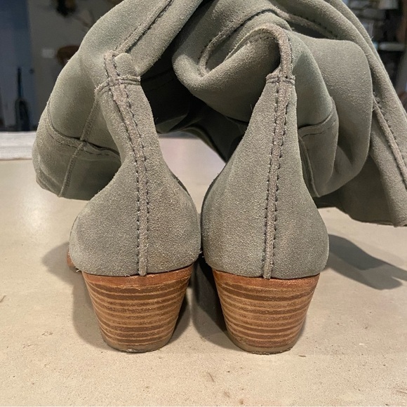 Free People size 39 EU, 8.5 US sway low slouch boots light blue EUC SOLD OUT - Picture 8 of 11